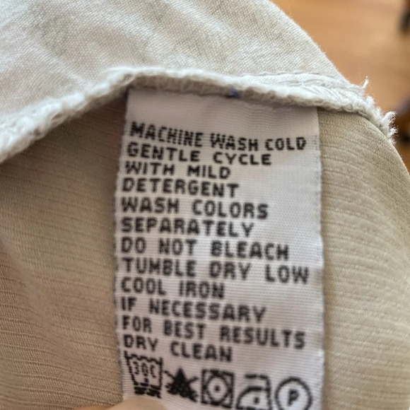 Tommy Bahama Men's St. Thomas Relaxed Pants 100% Silk Khakis 38‎ x 30 Cream - Picture 7 of 7